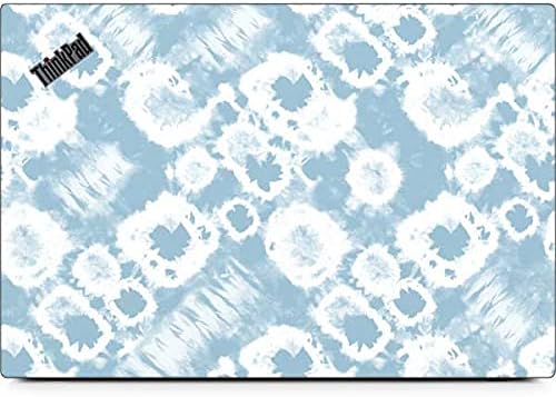 Skinit Decal Laptop Skin Compatible with Thinkpad X1 Carbon (6th Gen 2018) - Officially Licensed Originally Designed Blue Tie Dye Design