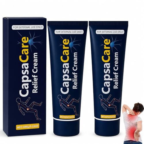 Capsacare Neuropathy Relief Cream Nerve Discomfort Relief Cream Massage Cream for Massage Therapy Natural Ingredients For Feet Hands Shoulders Neck