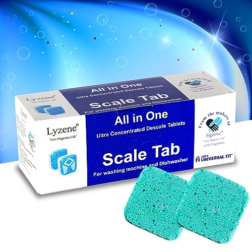 Image of LSRP?S Universal Fit Ultra-Concentrated Descaler For Washing Machine Front Load Washing Machine Cleaner Tablet For Top Load Deep Cleaning Tub /Drum Scaler Remover Descaling Dishwasher Tablets ? 6 pcs