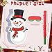 Harrycle Christmas Snowman Piñata 16 Inch Christmas Mexican Piñata with Stick Blindfold Pack Xmas Piñatas Bundle for Xmas Birthday Holiday Game Favors Photo Prop Decoration
