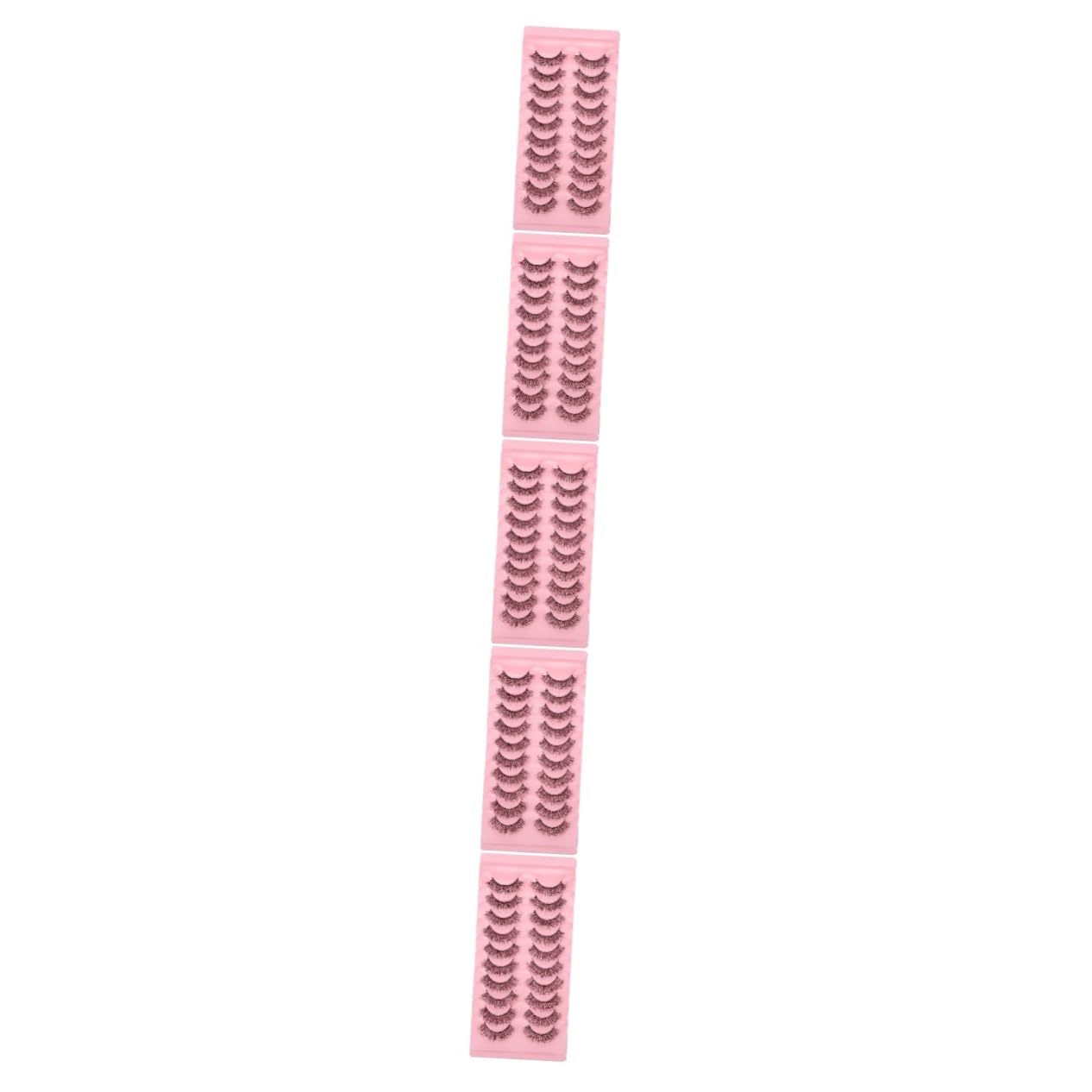 FOMIYES 5 Set Di Ciglia Artificiali Ciglia Finte Soffici Ciglia Piene E Ricci Per Ragazze Look Notturno 10 Paia * 5
