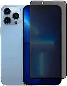 Película de Vidro 3D Privacidade Anti Spy para iPhone 16 Transparente, com Proteção de Tela+kit Aplicação