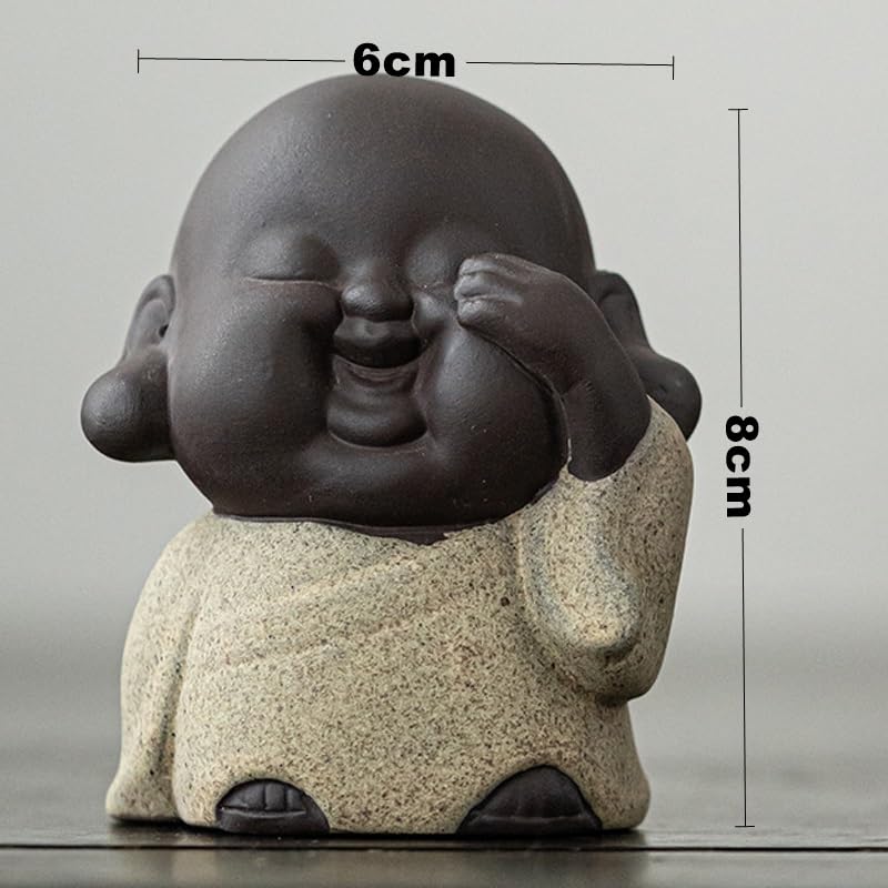 紫砂 布施小僧 茶道具 工芸品 美術品 置物 紫砂 布施小僧 茶道具 工芸品 美術品 置物