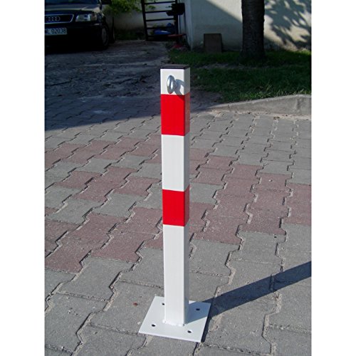 Parkplatzsperre All4You solider Absperrpfosten mit Öse