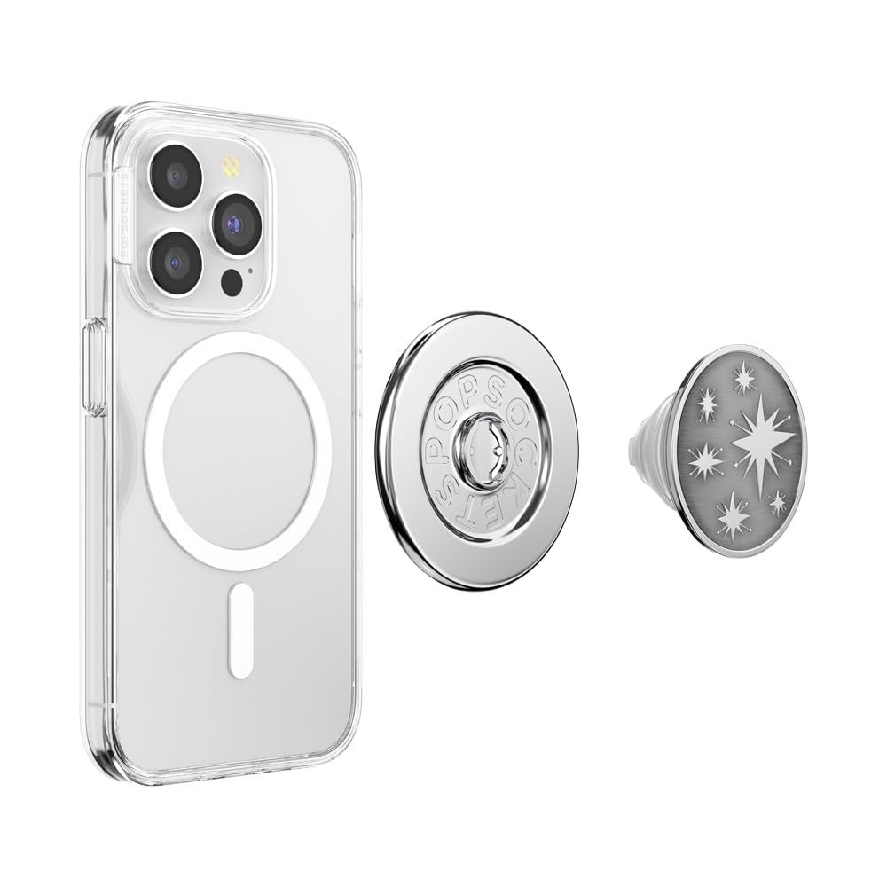 PopSockets PopGrip MagSafe : Poignée Et Support Magnétique Pour IPhone Et Coques MagSafe (dessus Interchangeable)