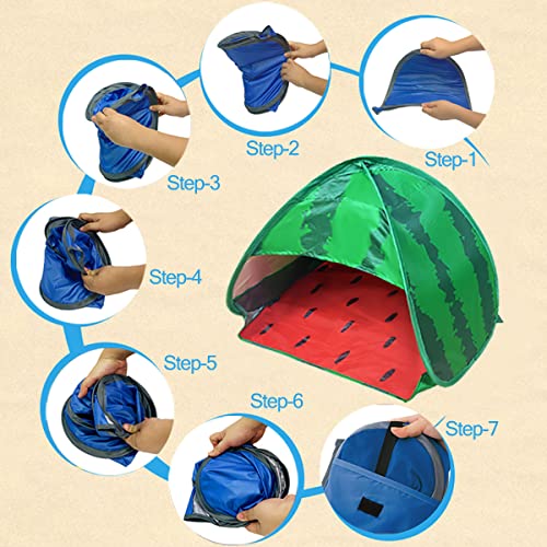Mini Kopfzelt,Kopfstütze Zelt,Automatisches Sofortzelt, Strand Sonnenbaden Winddicht Sand Proof Sonnenschutz Tragbare Kopfstütze Zelt mit Aufbewahrungstasche zum Wandern