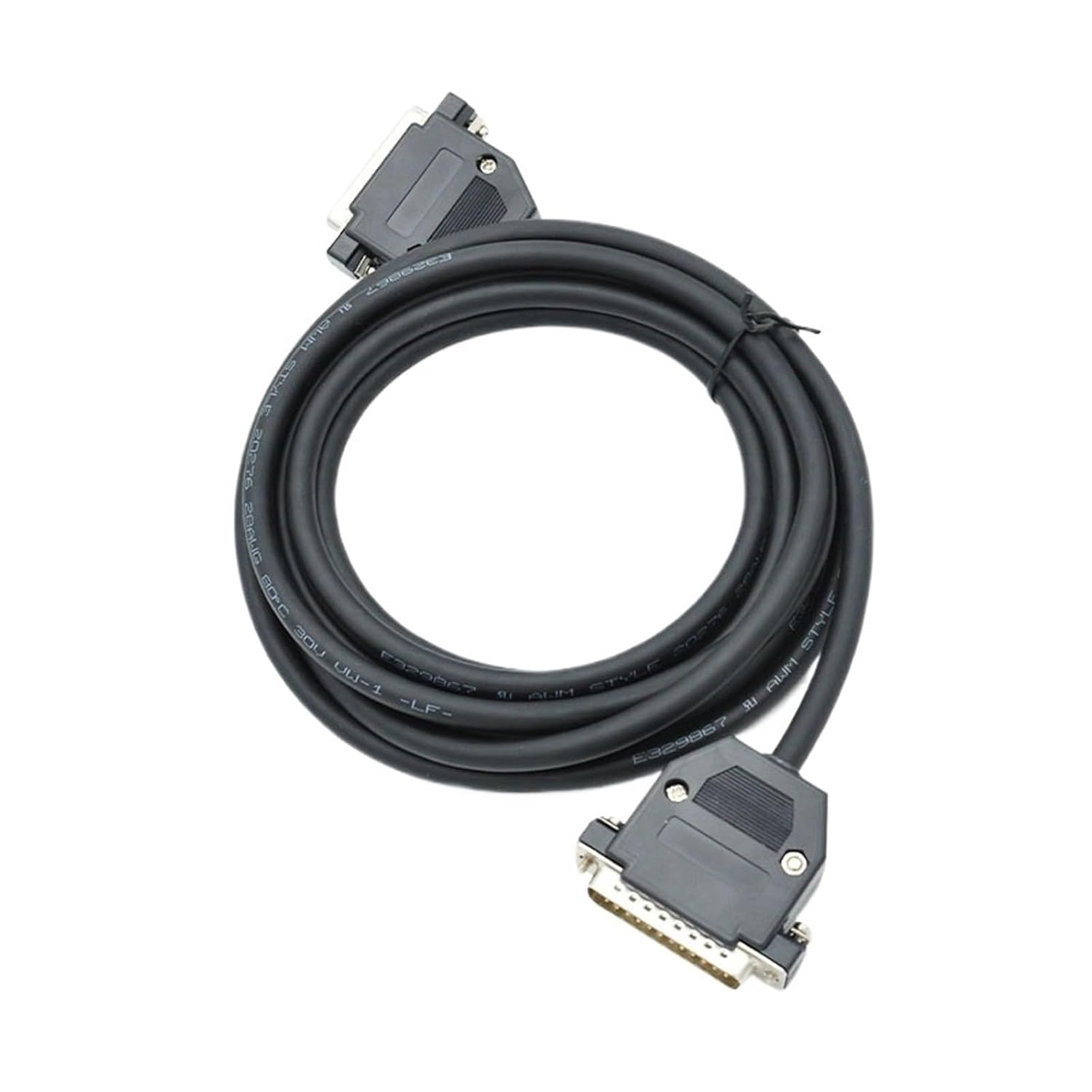 DB25 pin Cable DB25 Extension Cable 3 Meter/5M Male-to-Male Female-to-Female Parallel Port Computer Printing Data Cable(5m,SM-DB25F-DB25M)