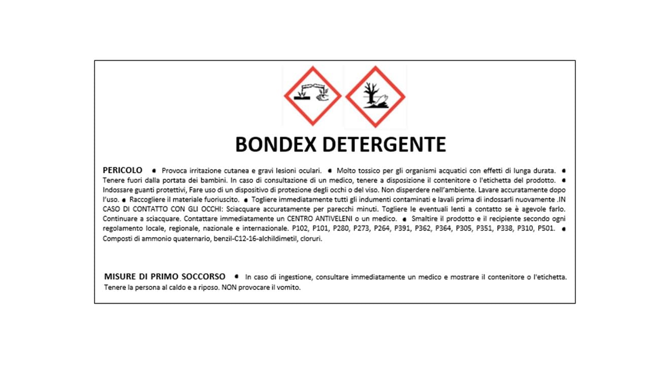 Bondex detergente rimuove muschio e alghe 1 lt