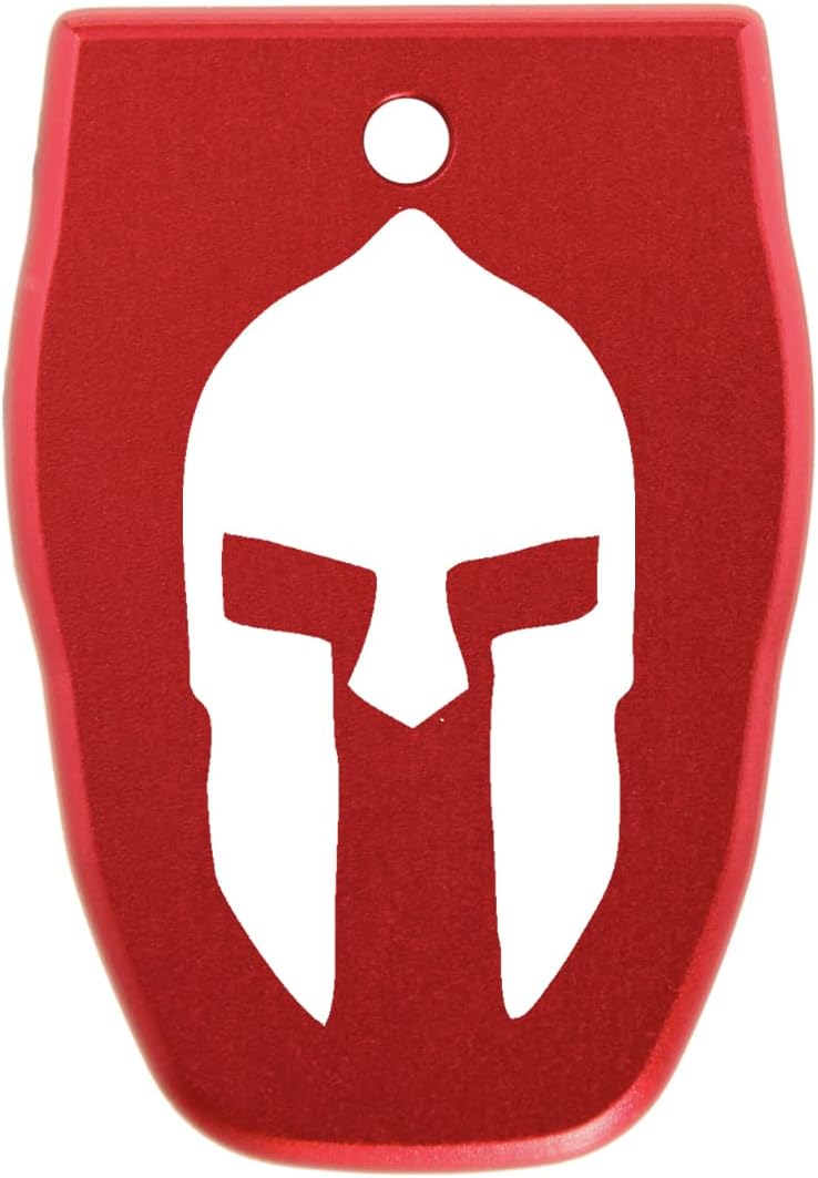 NDZ Performance Magazine Base Plate for Smith & Wesson SD40 VE .40 S&W Laser Engraved Anodized Aluminum in Red - Choose Design