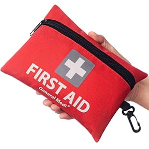 Erste Hilfe Set – 92-teiliges Premium Erste-Hilfe-Set für Haus, Auto, Reise, Büro, Sport, Wandern, Camping, Rettung (Rot…