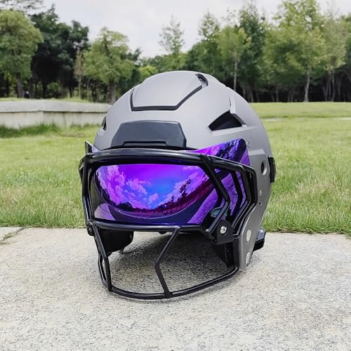Image of Football Helmet Visor Anti-Fog Scratch Resistant Used for Axiom Helmets for Youth & Adult