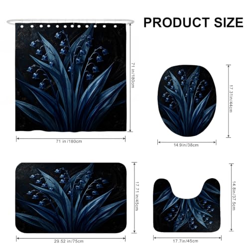 Rideau de douche moderne en polyester imperméable au tissage élégant