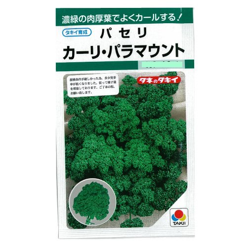 Amazon.co.jp: パセリ 種 【 カーリ・パラマウント 】 種子 小袋（約