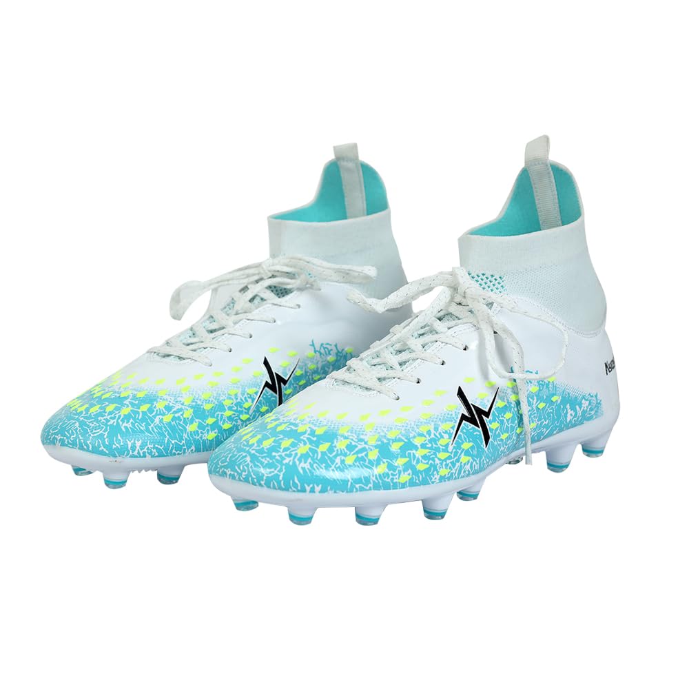 Kyosho Tornado Multi Purpose High Ankle Football Boot with Transparent Studs for Men&Women | Light Weight and Durable Football Stund, Soccer Shoe (5) (B0D63B7DPB) Amazon Price History, Amazon Price Tracker