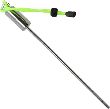 Stainless Steel Diving Rattle Rod for Snorkeling & Scuba Underwater Sound Signal Tool, Direction Pointer, Buddy Communication Device, Reef Safety Touch Probe, 316Green