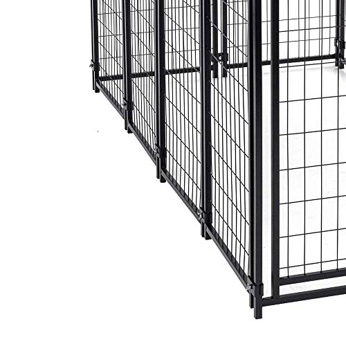 Lucky Dog 60548 8ft x 4ft x 6ft Uptown Welded Wire Outdoor Dog Kennel