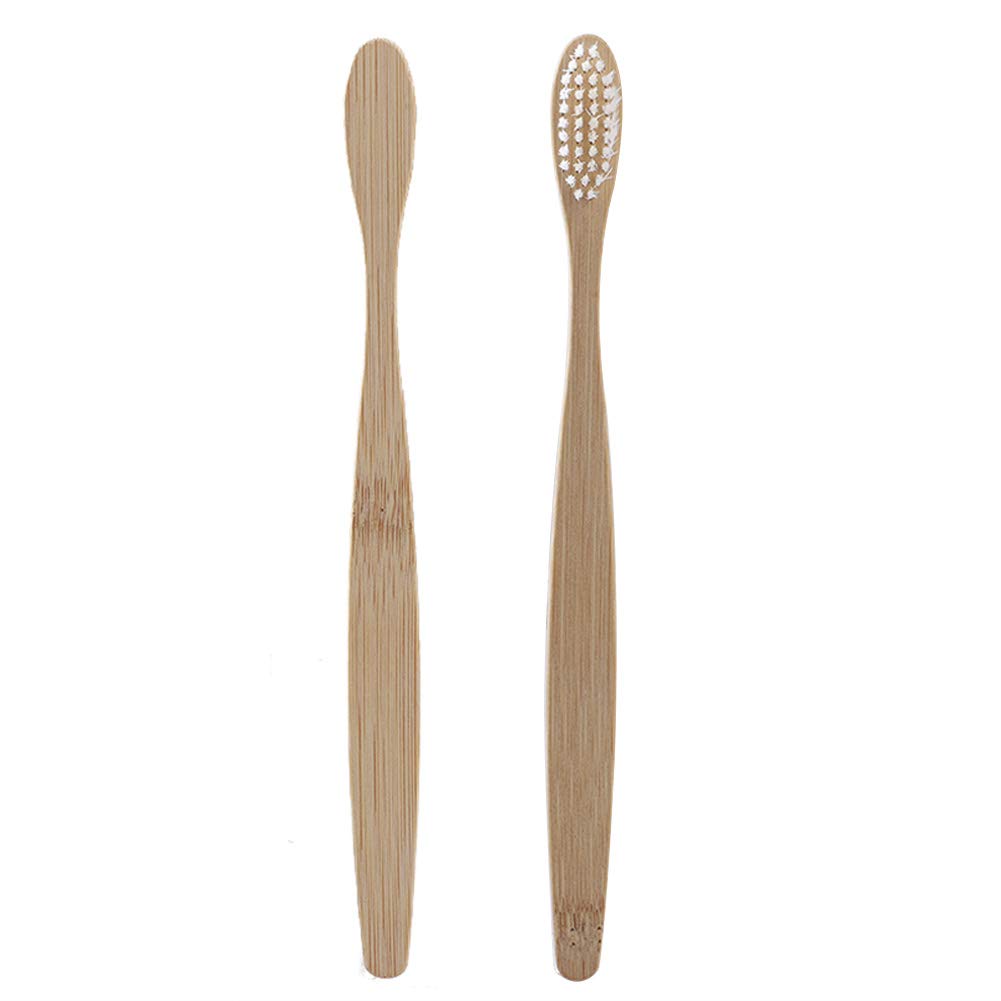 Dioche Soft Bamboo Toothbrush Comfortable Teeth Cleaning with Bamboo Charcoal Material for Mouth Health 1
