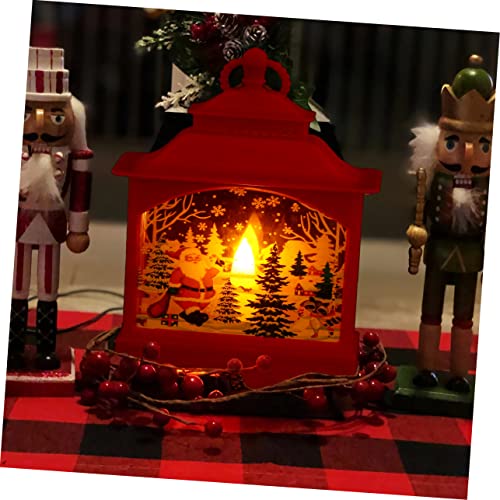 ibasenice 2 Unidades Luzes De Lareira De Natal Lanterna De Efeito De Chama Led Lanterna Led Efeito C