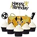 Yemeono 11 Pcs Gym Theme Cake Topper Weight Lifting Cupcake Toppers Fitness Themed Happy Birthday Decorations Party Supplies