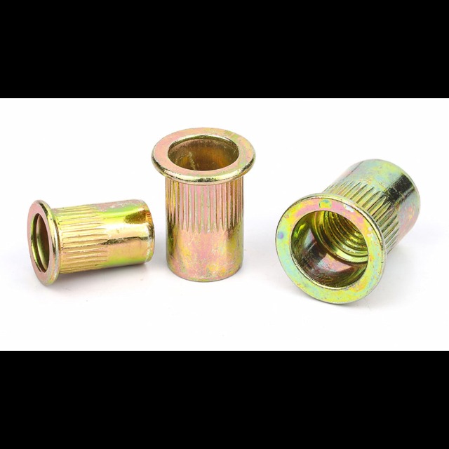 NINDEJIN 166 pcs Rivet Nuts Assortment Kit, Threaded Inserts Rivet