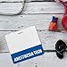 Anesthesia Tech Badge Buddy Horizontal Cobalt Blue Heavy Duty 1 Pc - Spill & Tear Proof Cards - 2 Sided USA Printed Quick Role Identifier ID Tag Backer by BadgeZoo