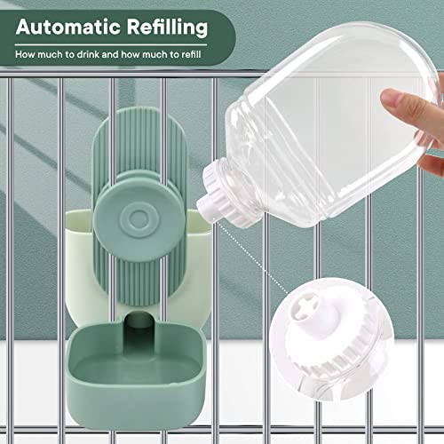 Phaeao Hanging Automatic Pet Food Water Dispenser, Auto Gravity Rabbit Feeder And Water Dispenser Set，Pet Feeder Station For Puppy Kitten Rabbit Chinchilla Hedgehog Guinea Pig Ferret #TOP5