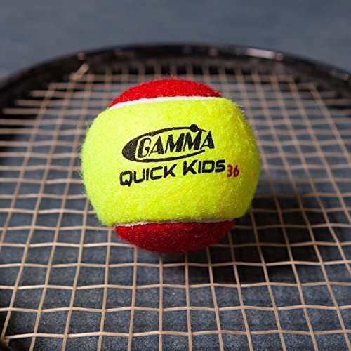 Gamma Sports Kids Training (Transition) Balls, Yellow/Orange, Quick Kids 60, Bucket Of 48 #TOP3