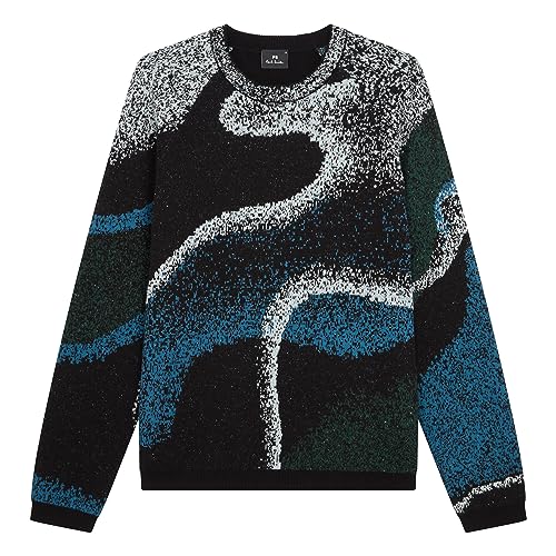 Paul Smith Men's Swirl Creck Neck Sweater