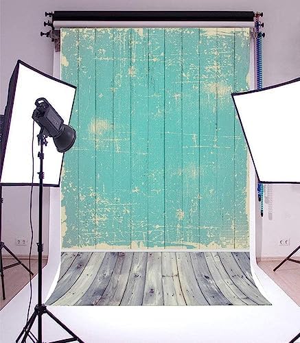 AOFOTO 3x5ft Vintage Wood Wall Backdrops Old Hardwood Floor Photo Shoot Background Nostalgia Photography Studio Props Girl Child Toddler Artistic Portrait Digital Video Drop — view 3