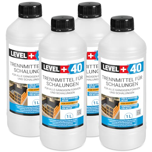 Antiaglomerante para moldes y encofrado, 4 L, aceite de chal, yeso y cemento RM40