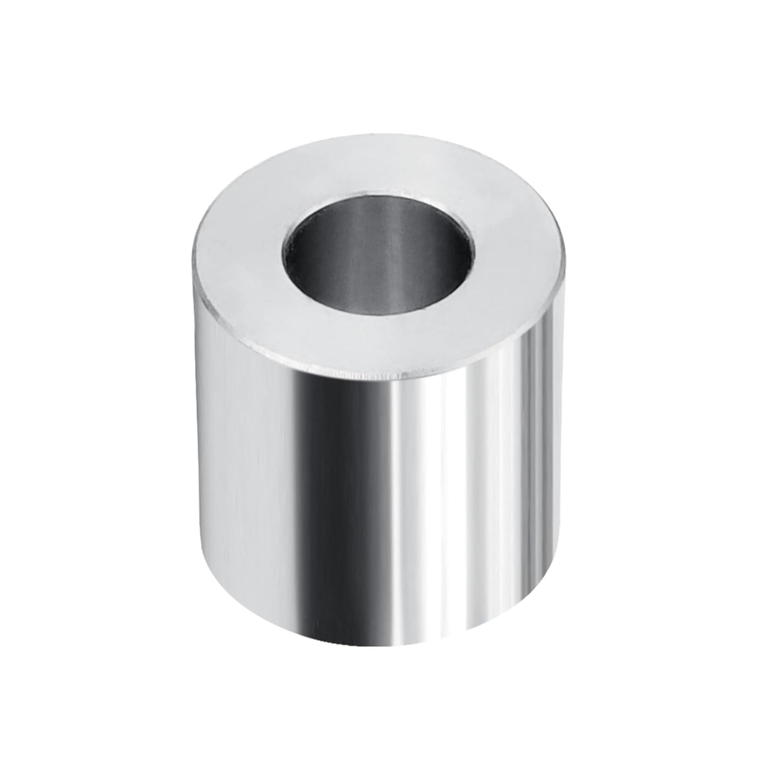 Sysarua 25pcs Aluminum Spacers 1/2-in O.D. x 1/4-in I.D. x 1/2-in Length Smooth Spacer Bushings