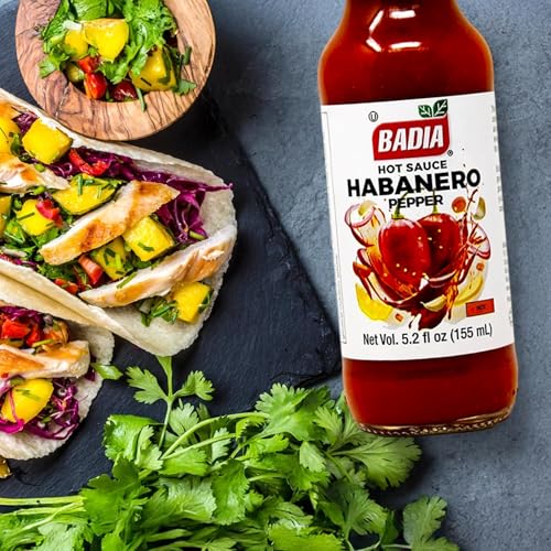 Image of Badia Habanero Hot Sauce, 5.2 fl oz - Fiery Habanero Pepper Sauce