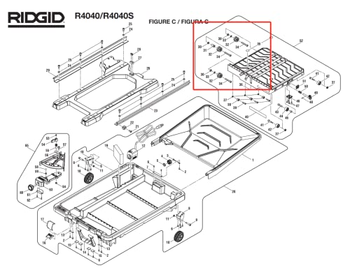 Tjpoto Replacement Part New# 089038001710 Table Roller Bearings Fits R4040 R4040S 8" Tile Saw For Ridgid #TOP1