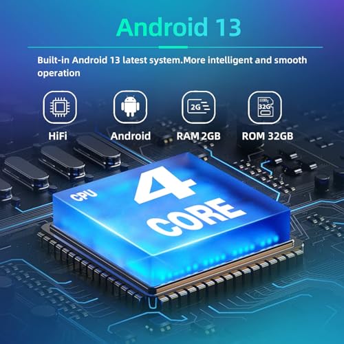 Podofo 2G+32G Car Stereo Radio for Honda Accord 9th 2013 2014 2015 with Wireless Apple Carplay Android Auto,10.1 Inch Touchscreen GPS Navigation/Bluetooth/FM&RDS Radio/Split Screen+AHD Backup Camera
