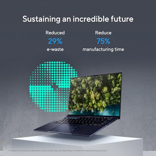 Image of ASUS ExpertBook B9 OLED, Intel vPro Essentials with Intel Core 7 Processor, 16GB LPDDR5X RAM, 512GB NVMe PCIe 4.0 SSD, Wi-Fi 6E, Windows 11 Pro, Star Black, B9403CVA-XVE74