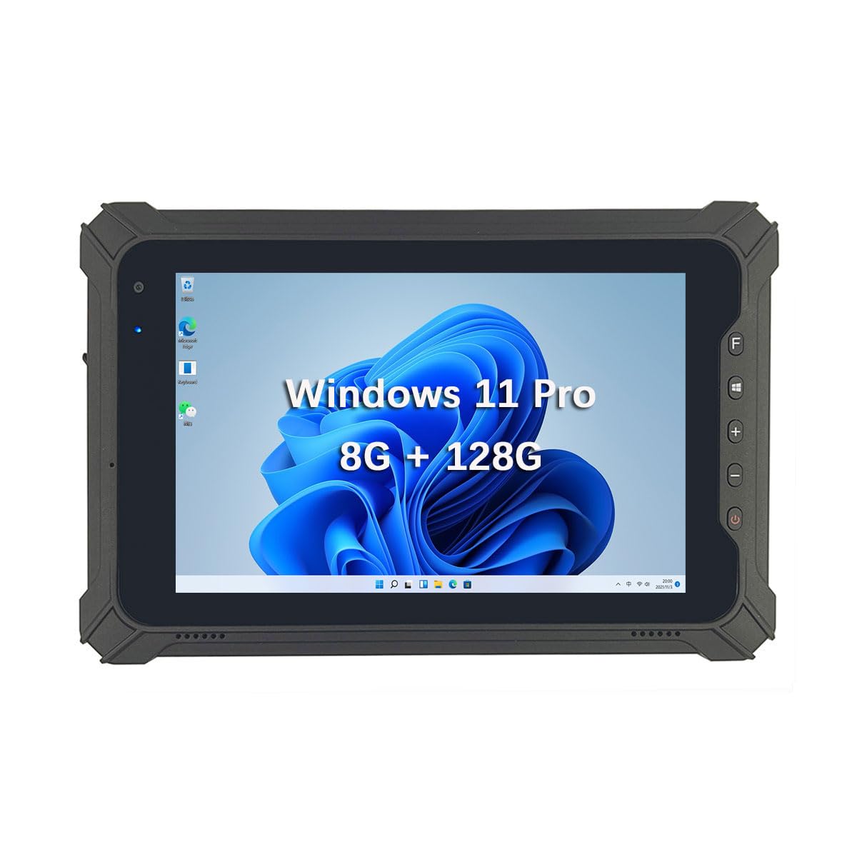 8-calowy wytrzymały tablet z systemem Windows 11 Pro, 8 GB + 128 GB przemysłowe tablety i ładowarka dokująca, N5100 7,6 V 5000 mAh, tablet roboczy 700 nitów, 4G,2D Barcode Scanner