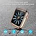 GEAK 3 Pack Compatible with Apple Watch Case 38mm,Soft HD High Sensitivity Screen Protector with TPU All Around Anti-Fall Protective Case Cover for iWatch Series 3/2/1 38mm Clear/Rose Gold/Rose Pink
