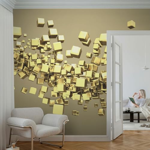 Papier peint facile à poser et lavable pour masquer les défauts du mur de salon - 4