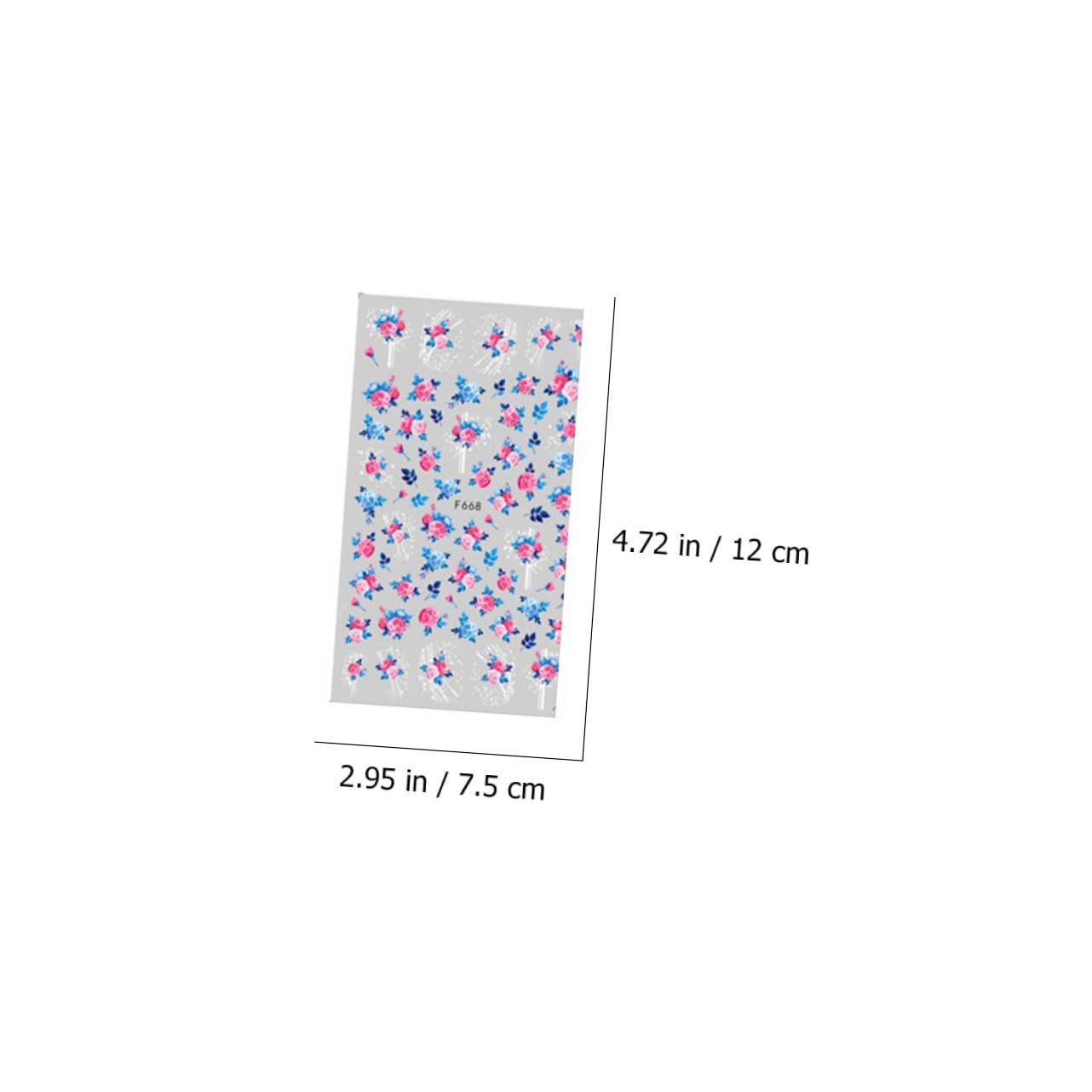 3 Set Adesivi Per Unghie Decorativi Stile Fresco E Classico Facile Applicazione Per Manicure Art Adatti Per Unghie Naturali E Artificiali 10 Pezzi * 3