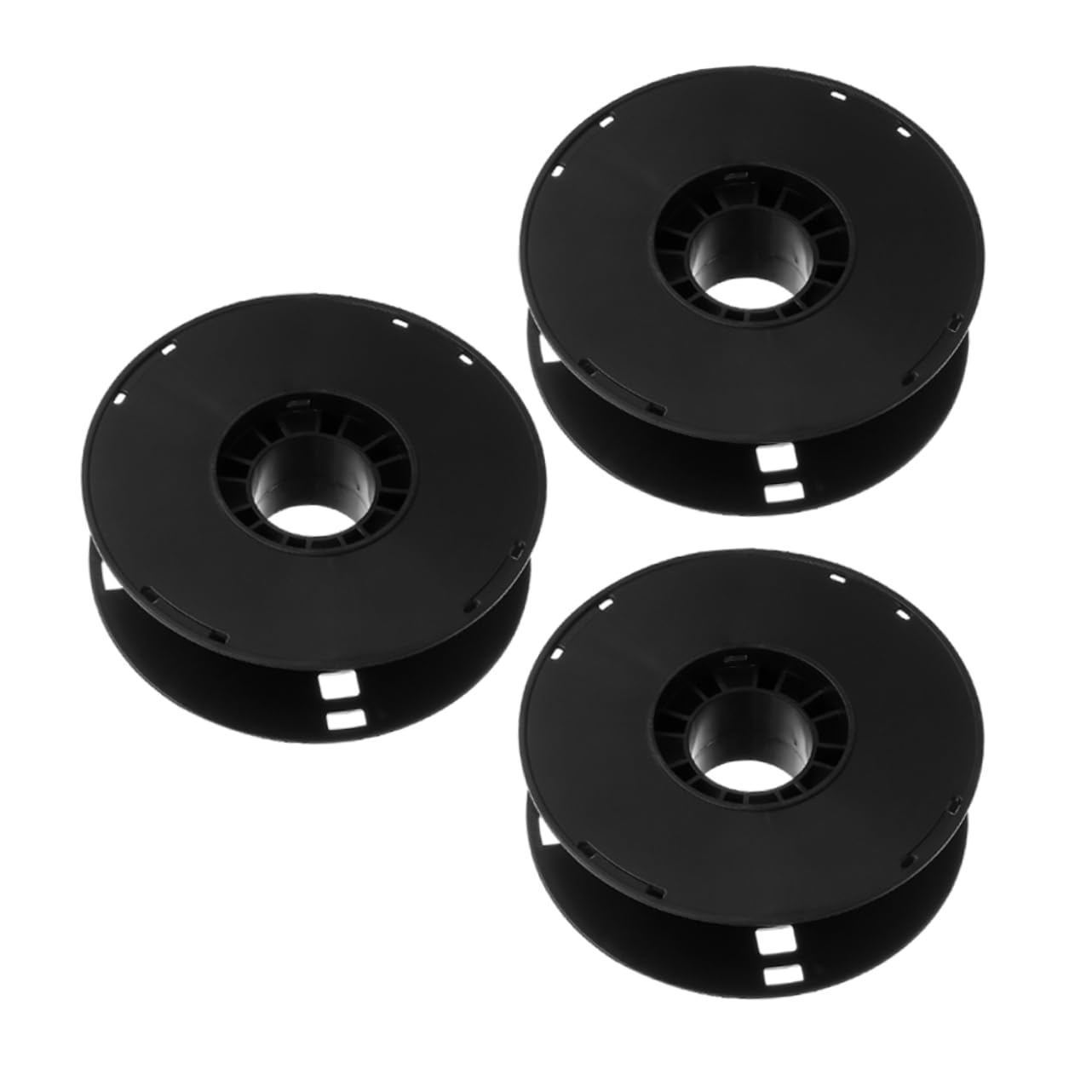 Enrouleur de câble électrique HOMSFOU en plastique noir pour rallonge, lot de 3 pcs