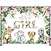 Maijoeyy 7x5ft Safari Baby Shower Decorations Jungle Safari Animals Baby Shower Photography Background It’s a Girl Backdrop Baby Shower Party Backdrop for Girl