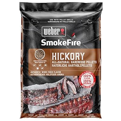 Weber SmokeFire Hickory Hardwood Pellets 20 lb. - Case of: 1;