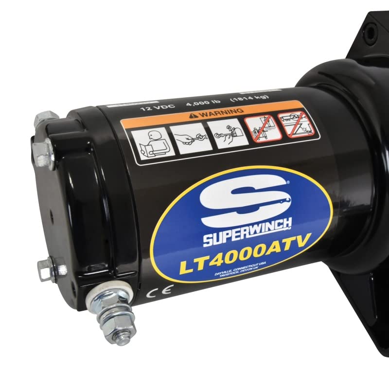 Winch Westin 1140230 LT4000 4000 lbs 12V Cuerda Sintética miniatura 6