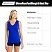 SPORT-TEK Women's Sleeveless PosiCharge Competitor V-Neck Tee | Athletic Fit Shirt, Spring & Summer Workout Tank Top, Trendy Gym Fashion White