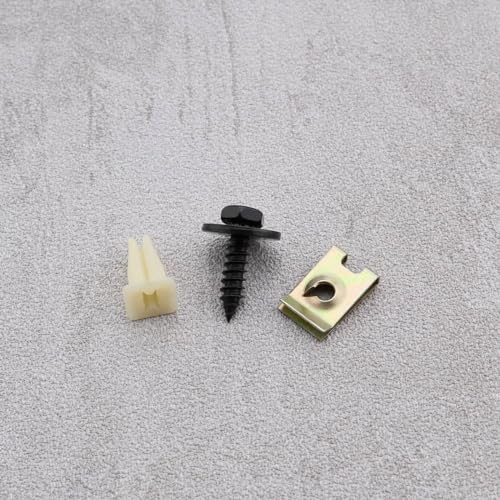 Clips de base en métal et vis avec coussinets durables pour Série 3 E36 - 5
