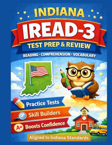 IREAD-3 Reading Practice Workbook: Daily Skill Review for 3rd Gra...