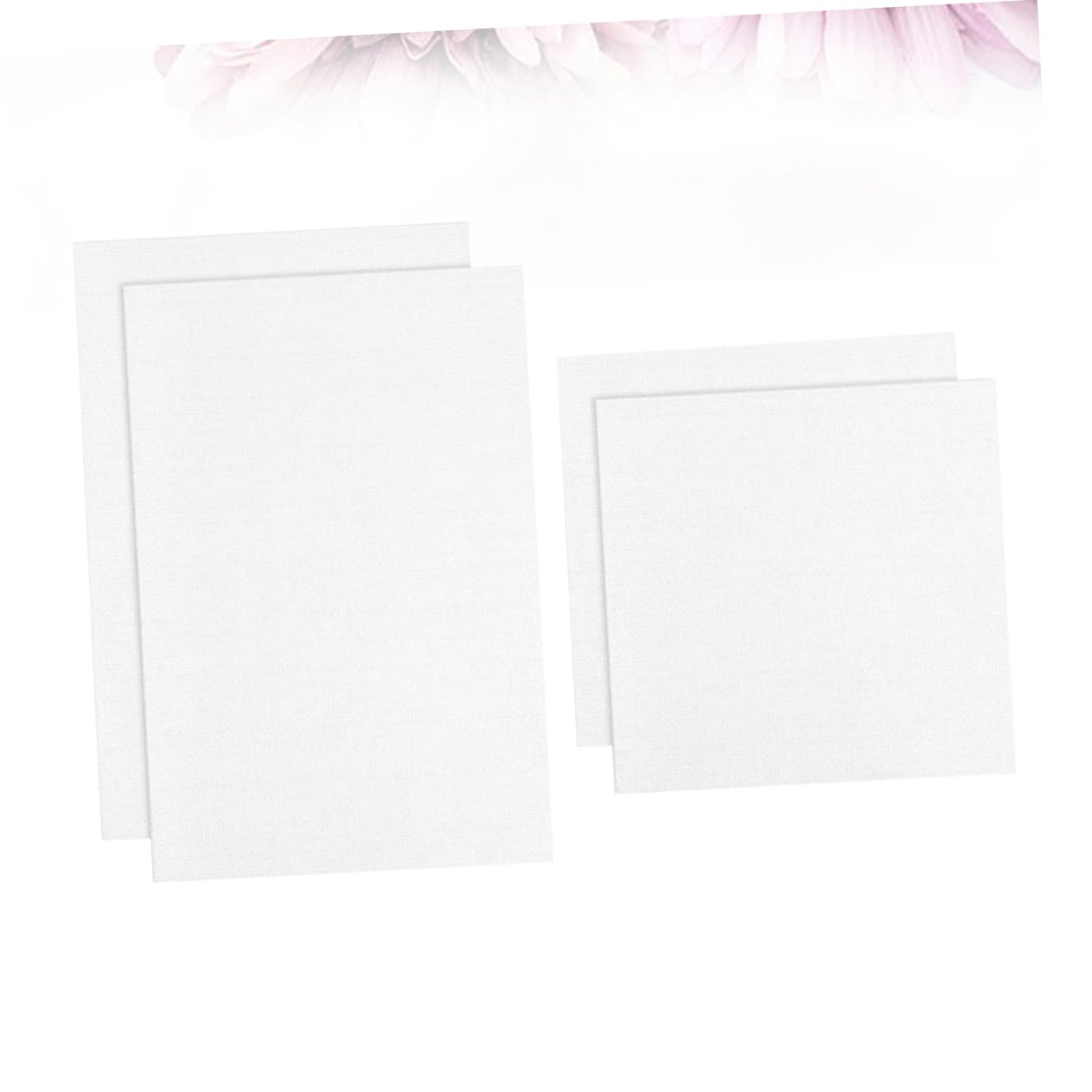 VILLCASE Embroidery Kit 4 Pack Cross-Stitch Fabric 11ct Cotton Cloth Perfect for DIY Projects Needlework 30x30cm 30x45cm