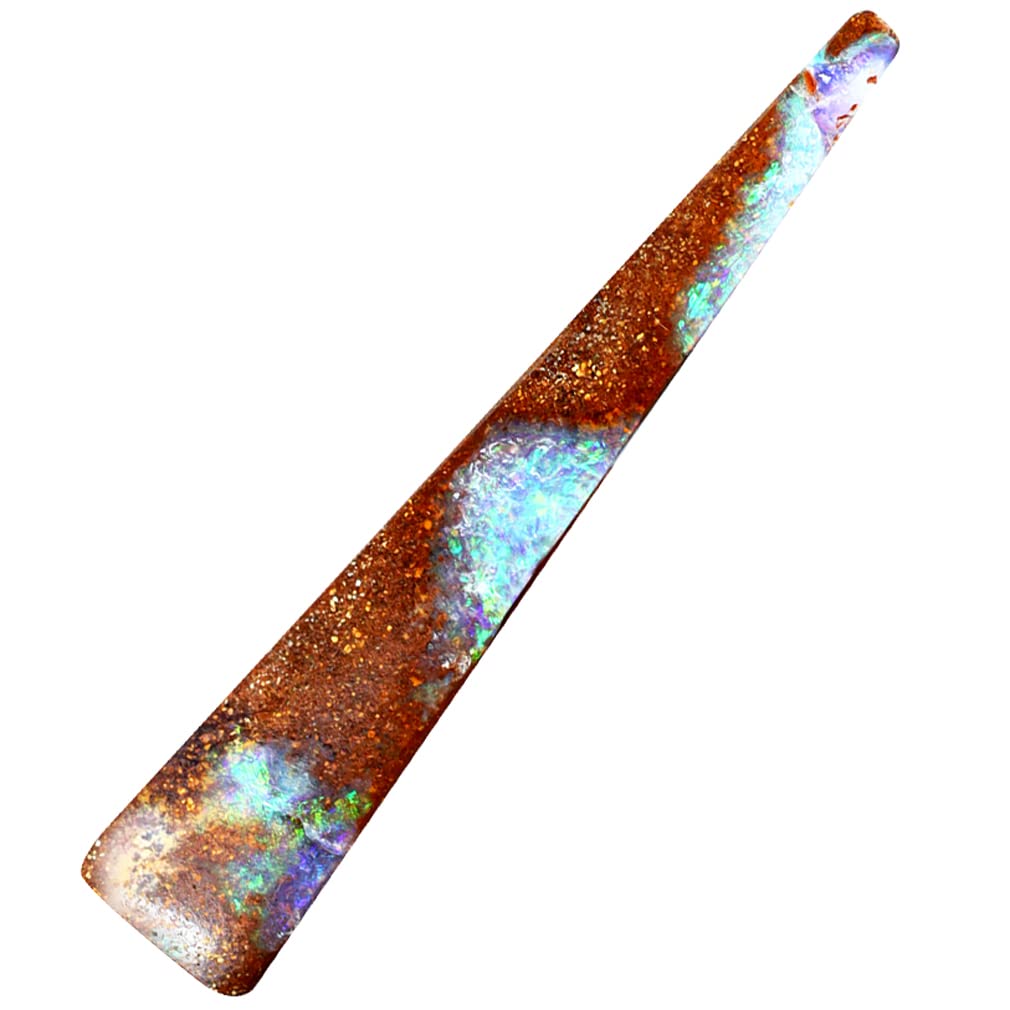 Opale Koroit australienne multicolore, idée cadeau de luxe pour passionné de gemmes - 3