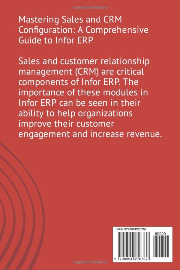 Miniatura 2 de Mastering Sales and CRM Configuration in Infor ERP