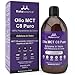 Olio MCT C8 Puro | Produce 4 volte chetoni rispetto ad altri oli MCT | Massima purezza superiore al 99% | 100% cocco | Supporta cheto e digiuno | Bulletproof | Bottiglia di Vetro 500ml | Ketosource®